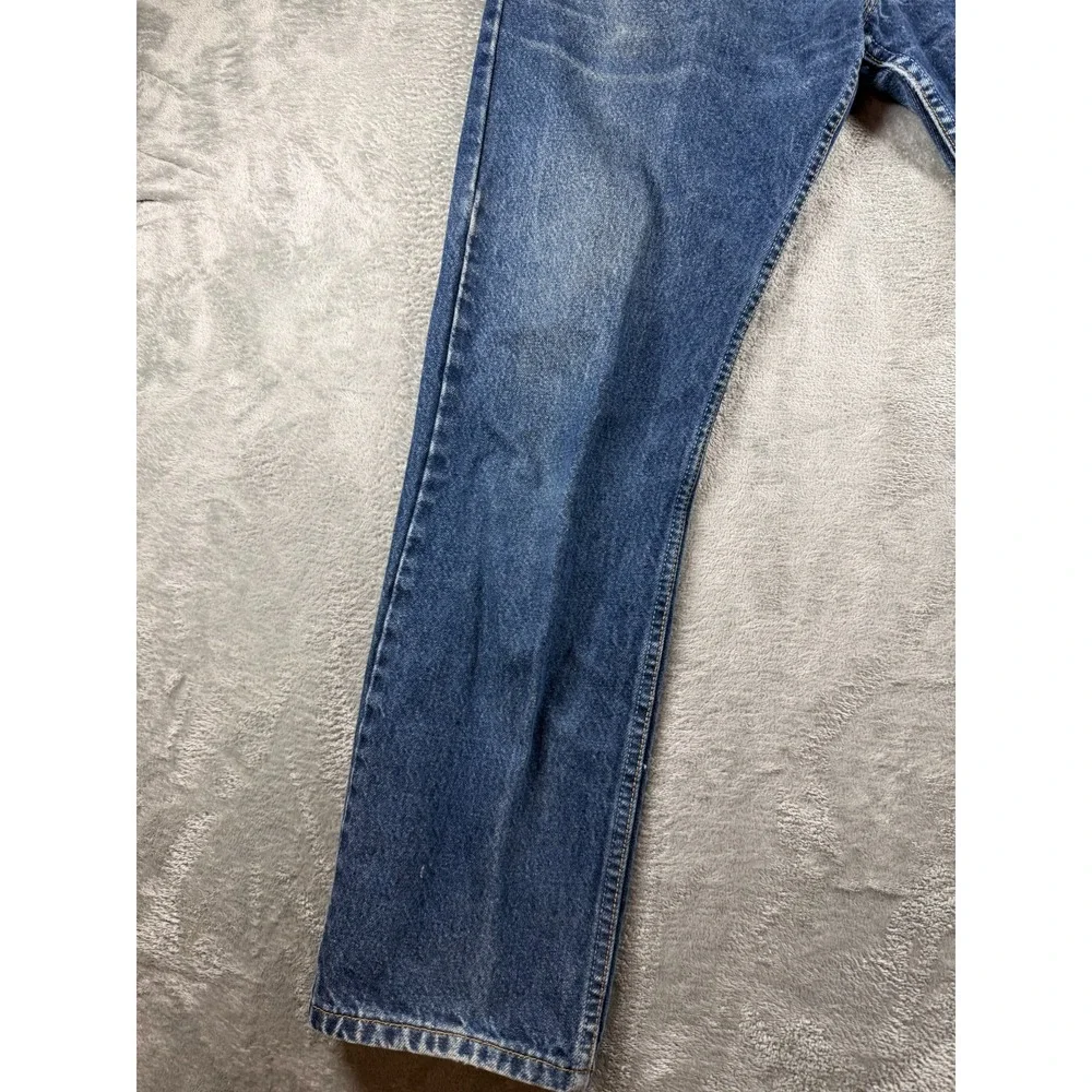 Vtg Levis 505 Regular Fit Jeans Mens 34x32 Canada Red Tab Denim